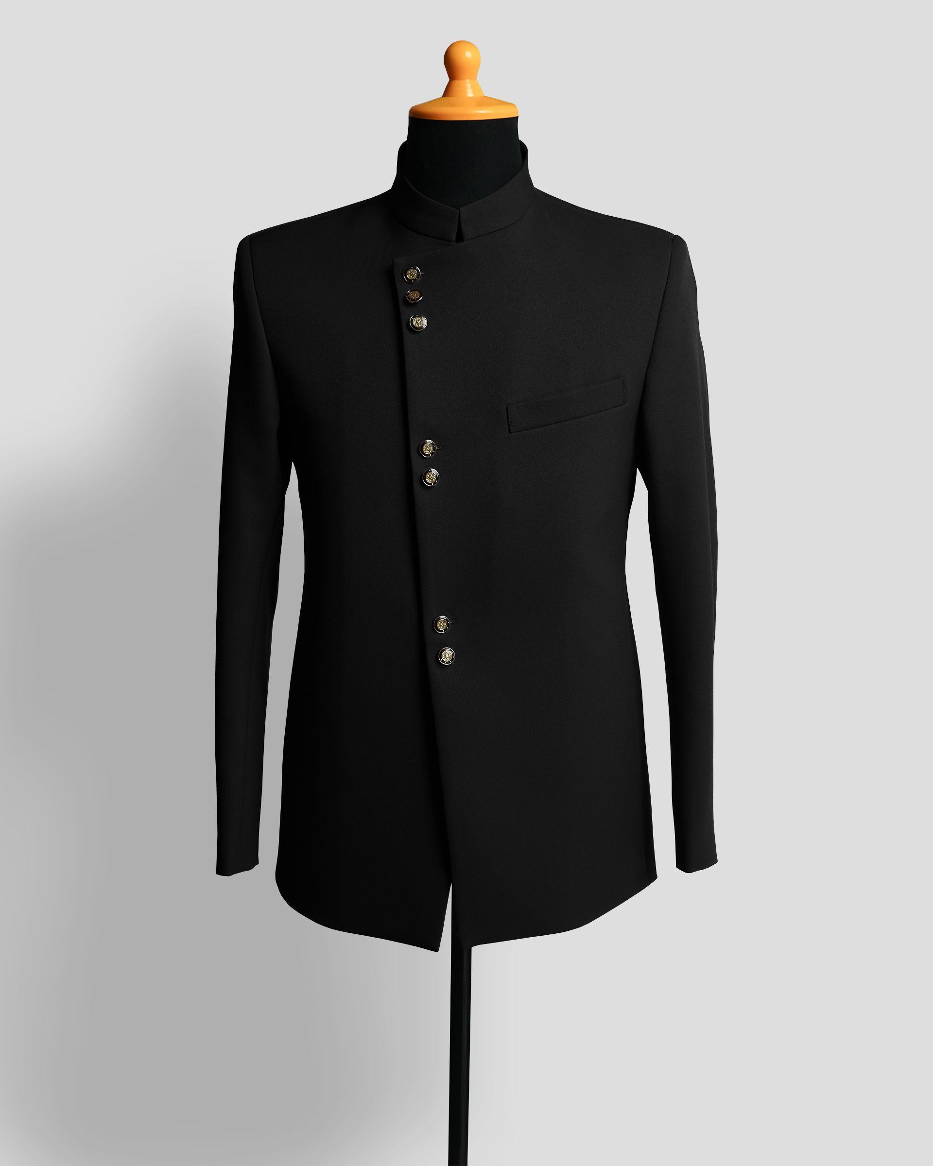 Bescap Cross Placket - Black